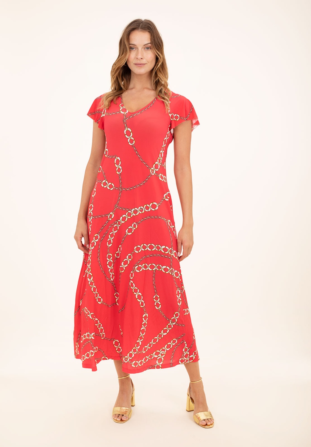 Red Chains Dress 
