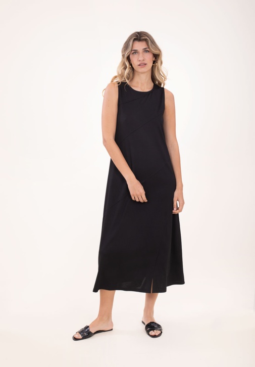 Vestido Negro Sin Mangas 