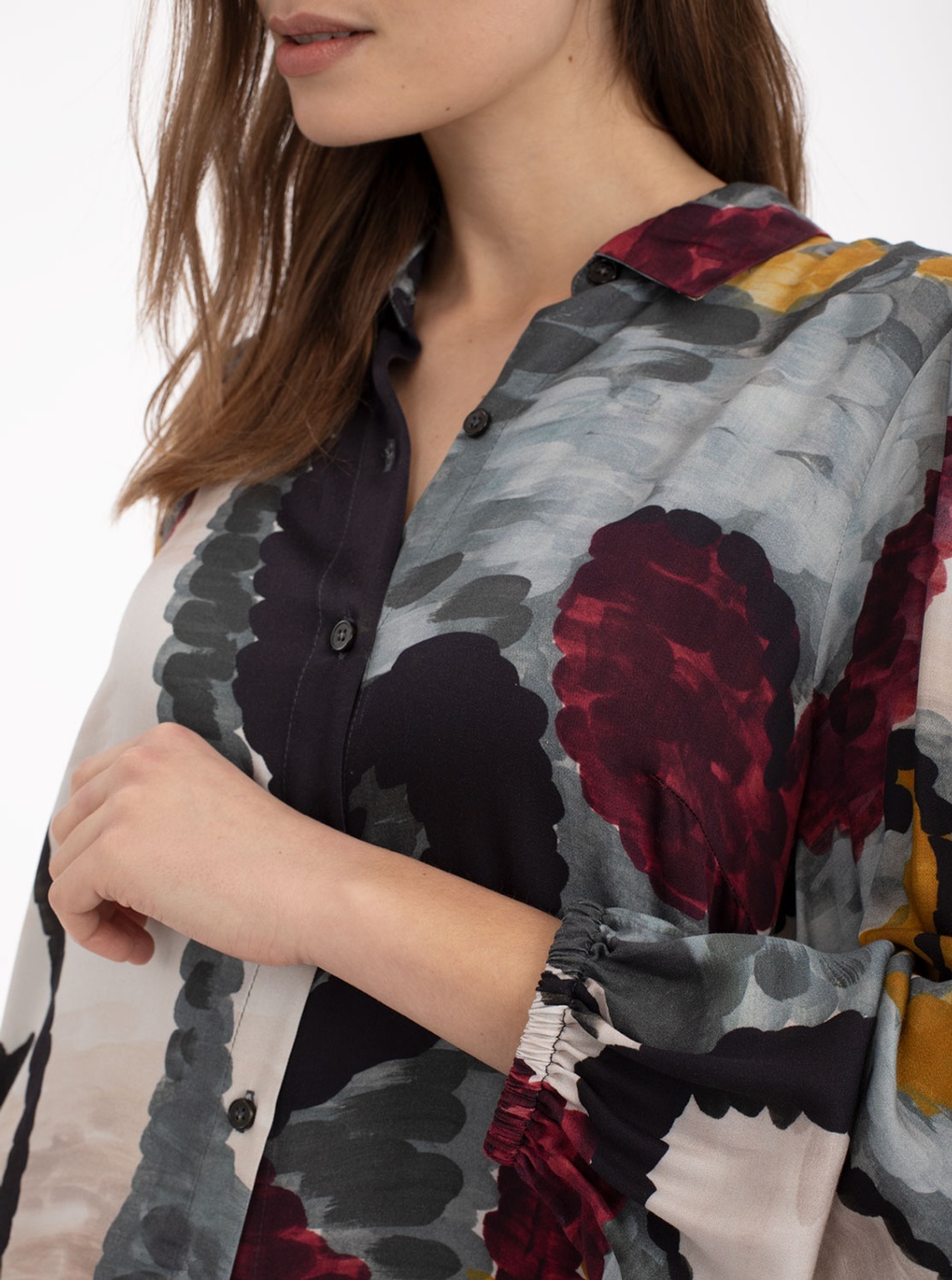 Vestido estampado Abstracto Multicolor 1