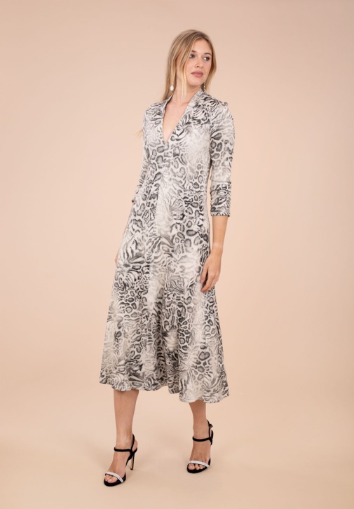 Vestido Estampado Animal Print 