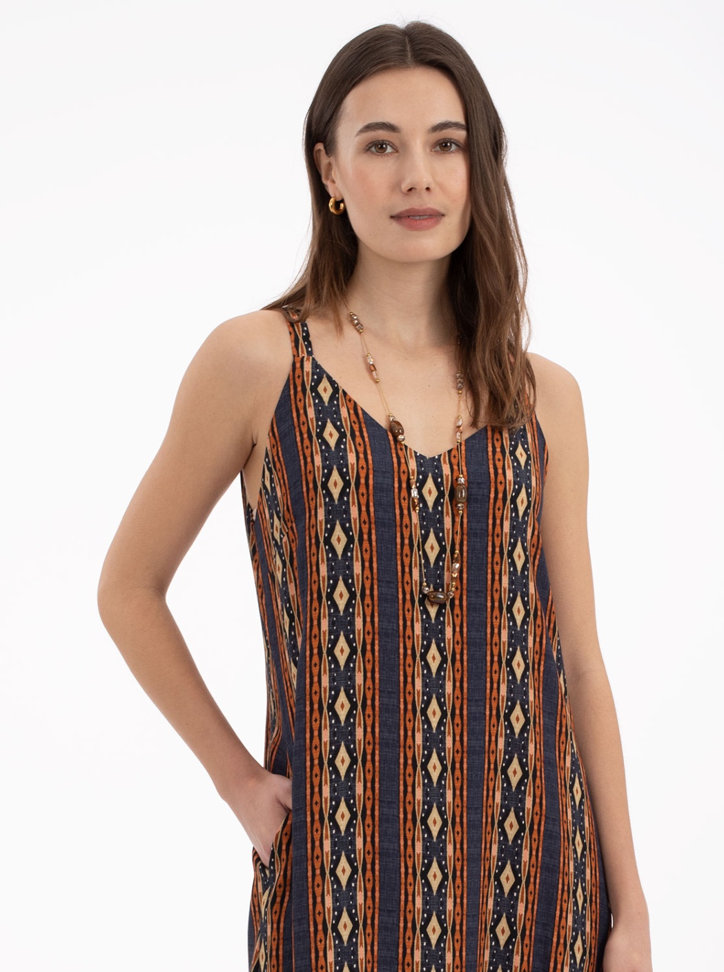 Vestido Estampado con tirantes 2