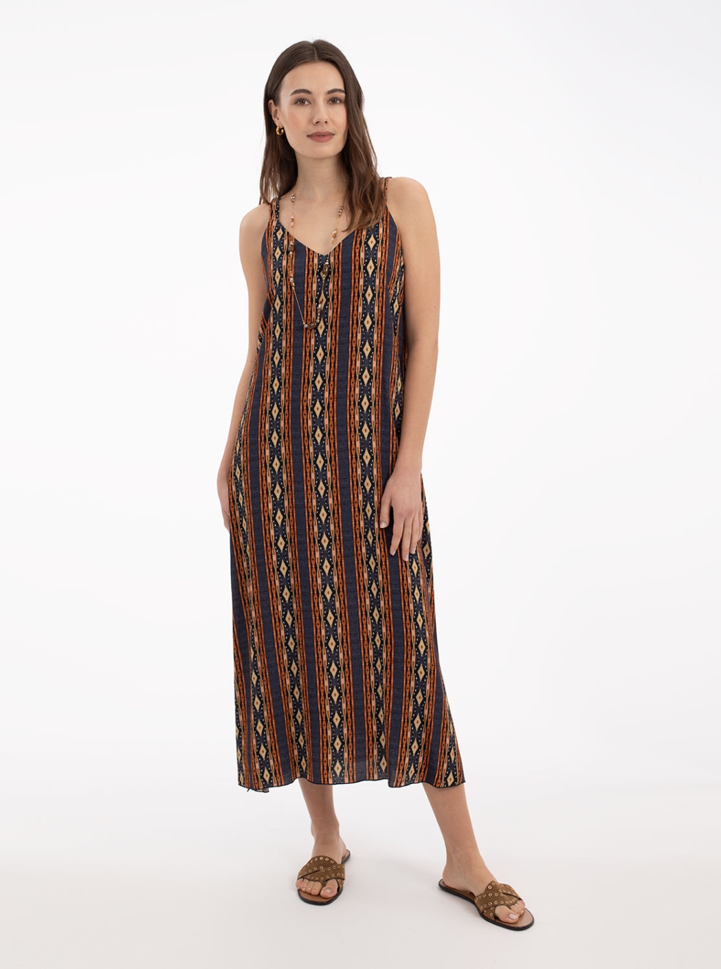 Vestido Estampado con tirantes 6