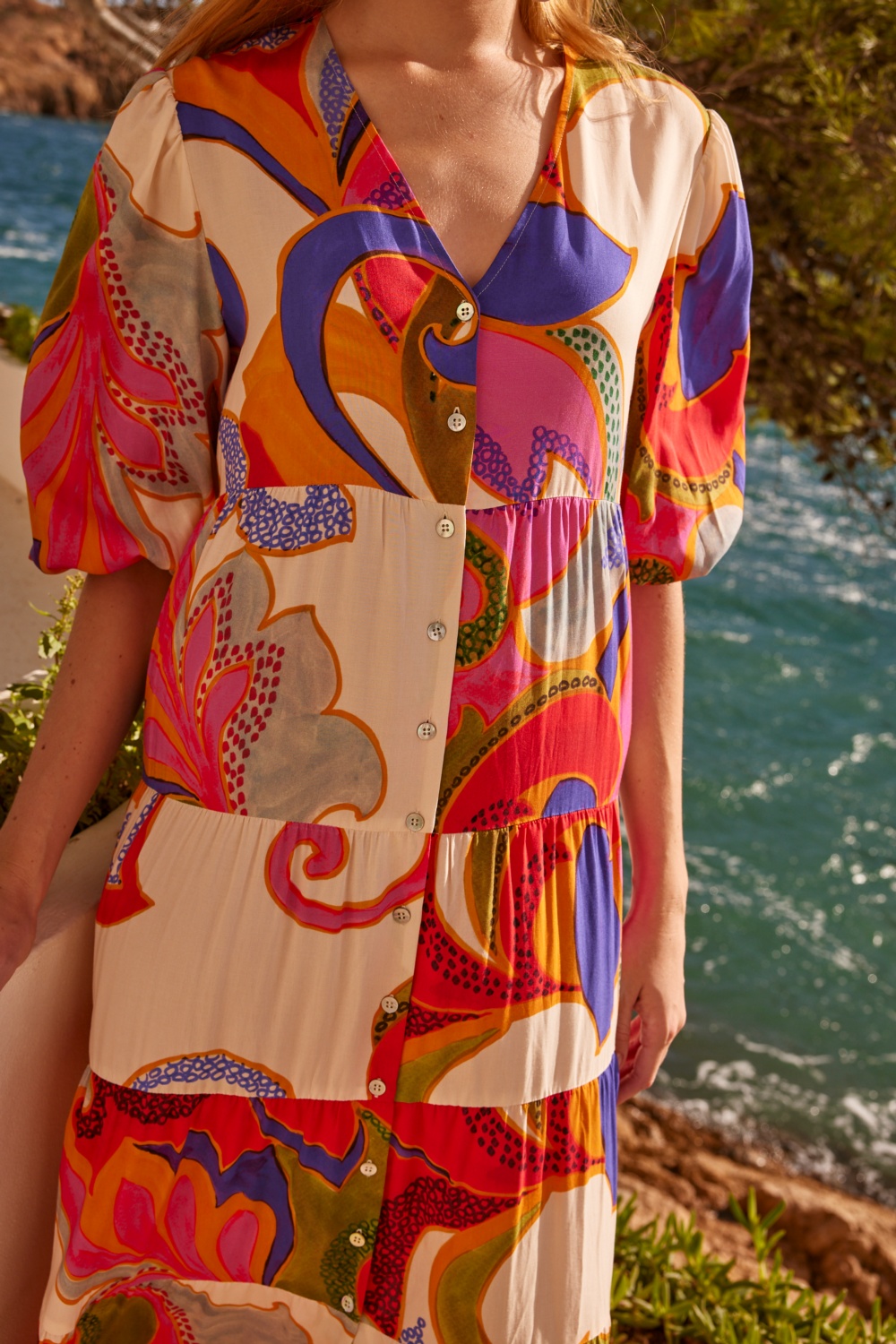 Vestido Fluido Estampado 2