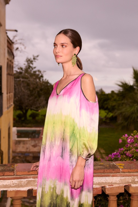 Vestido Largo Tie-Dye