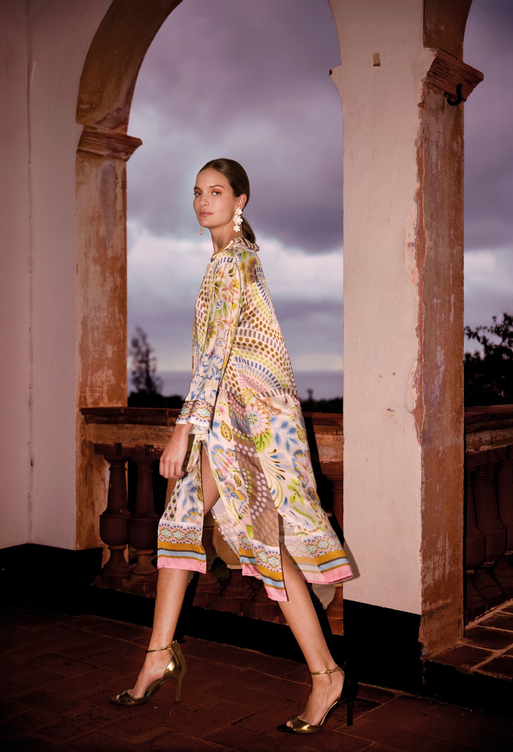 Vestido Camisero Estampado 2