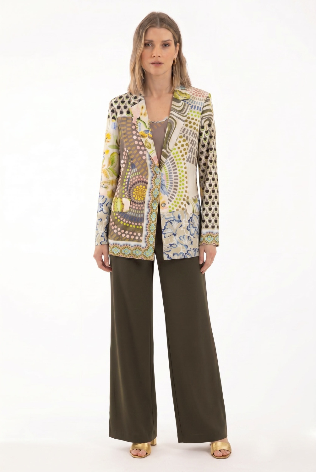 Americana Estampado Patch Beige 2