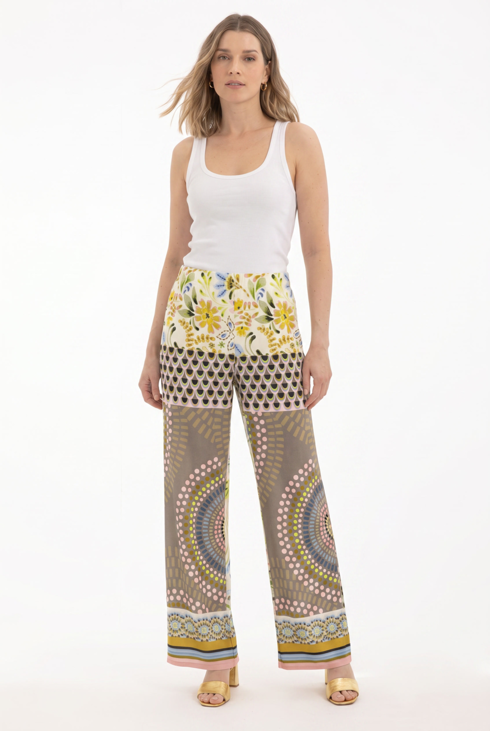 Pantalon banda polipiel