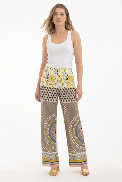 Pantalon banda polipiel