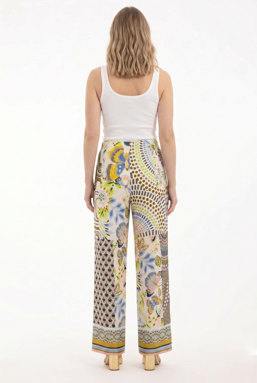 Pantalon banda polipiel 1