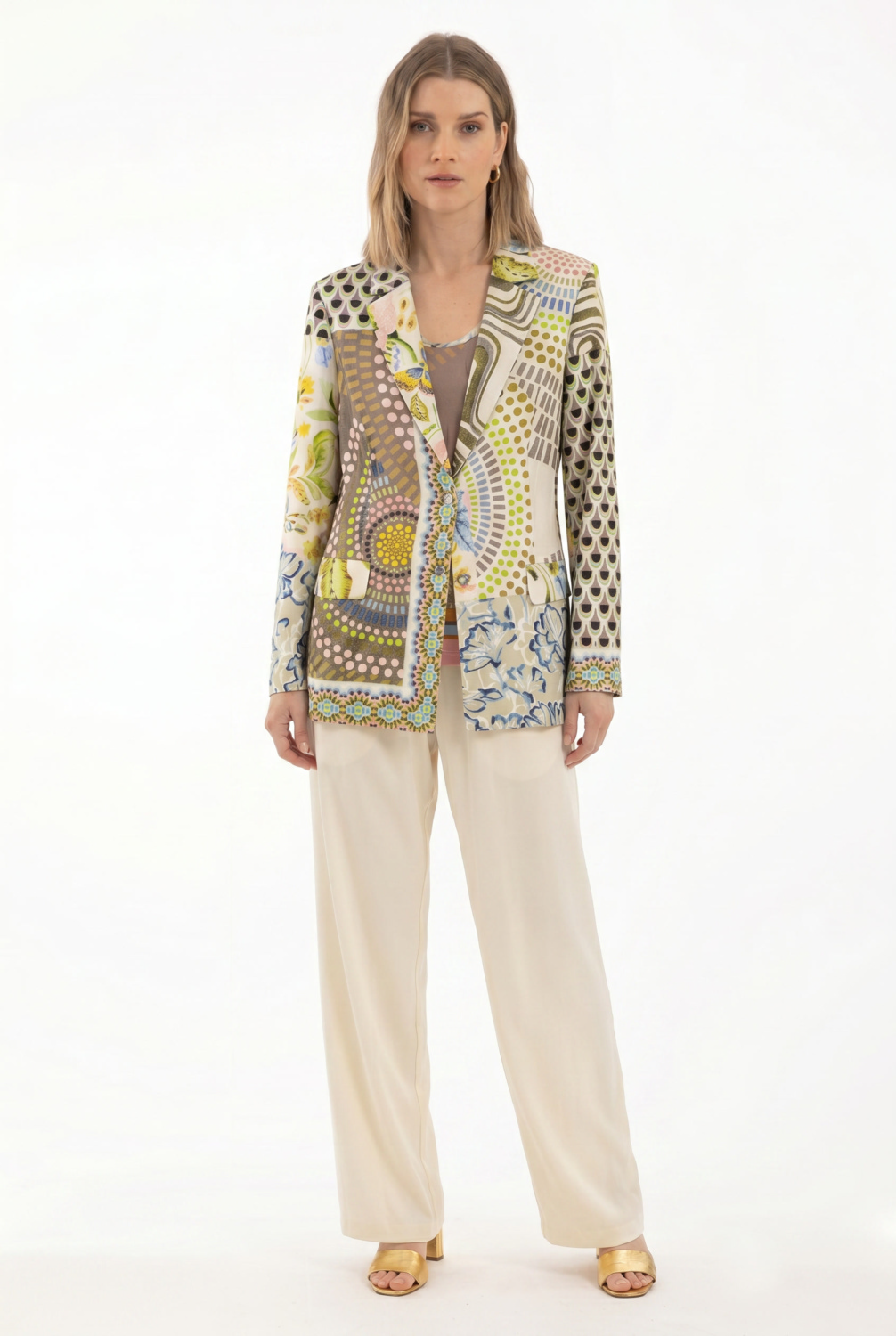 Americana Estampado Patch Beige 3