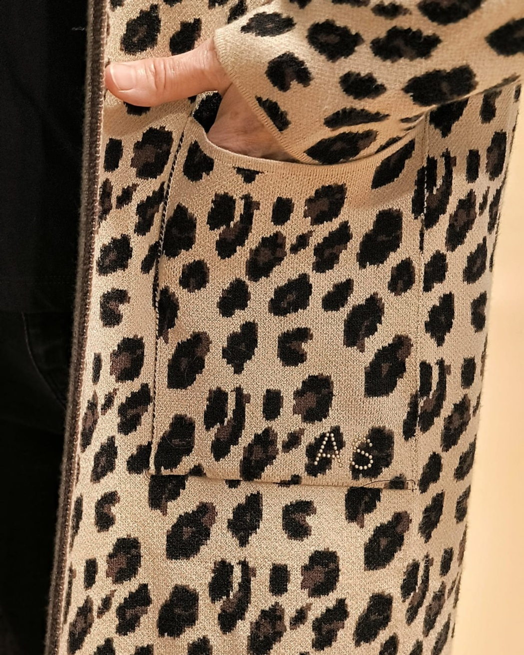 Chaqueta Punto Animal Print 3