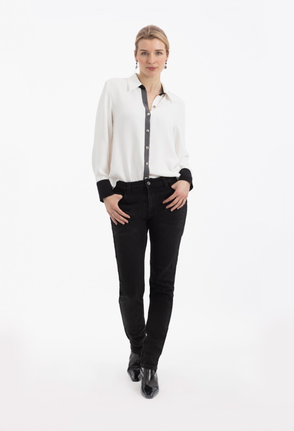 Camisa Puños Negro 1
