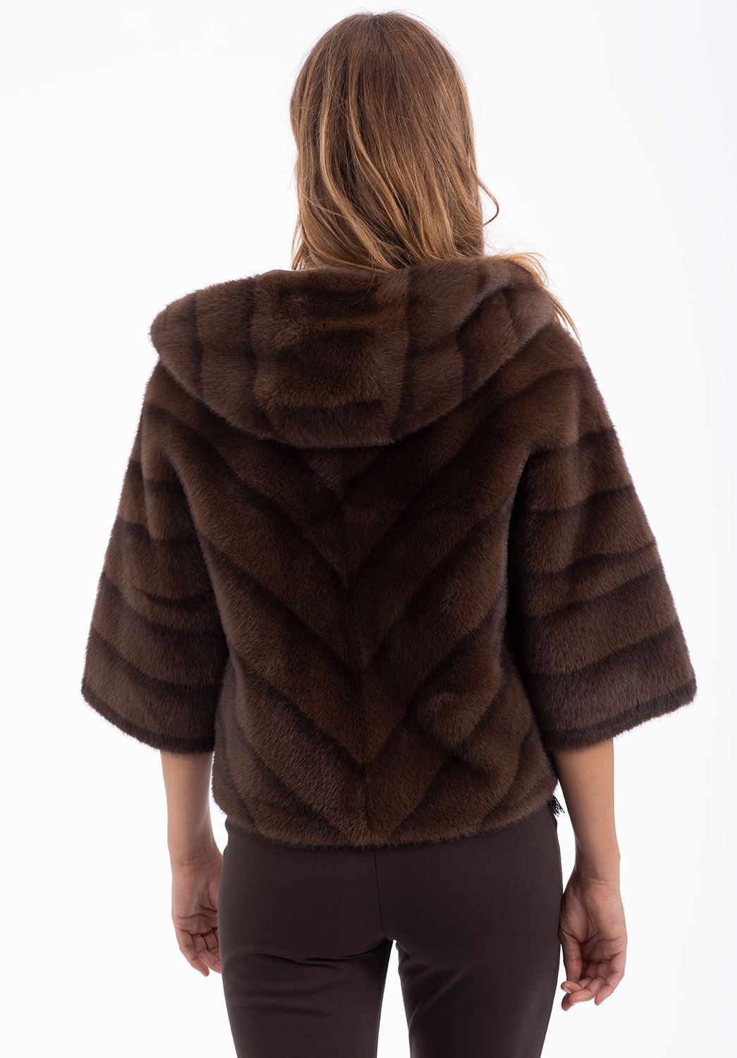 Chaqueta de Pelo Marrón 2