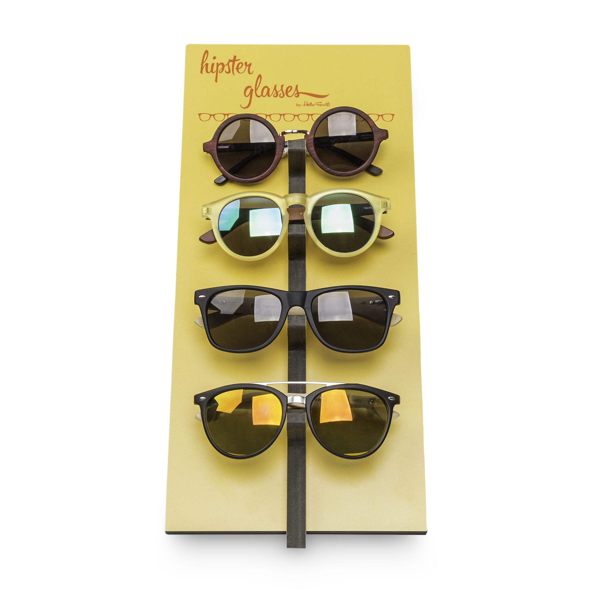 BAMBOO SUNGLASSES HIPSTERS SKY