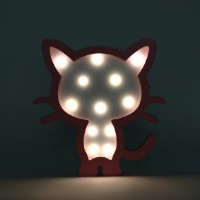 WOODEN LED FIGURE CAT + CROWN HF - Item5
