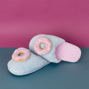 zapatillas con donut rosa - Ítem1