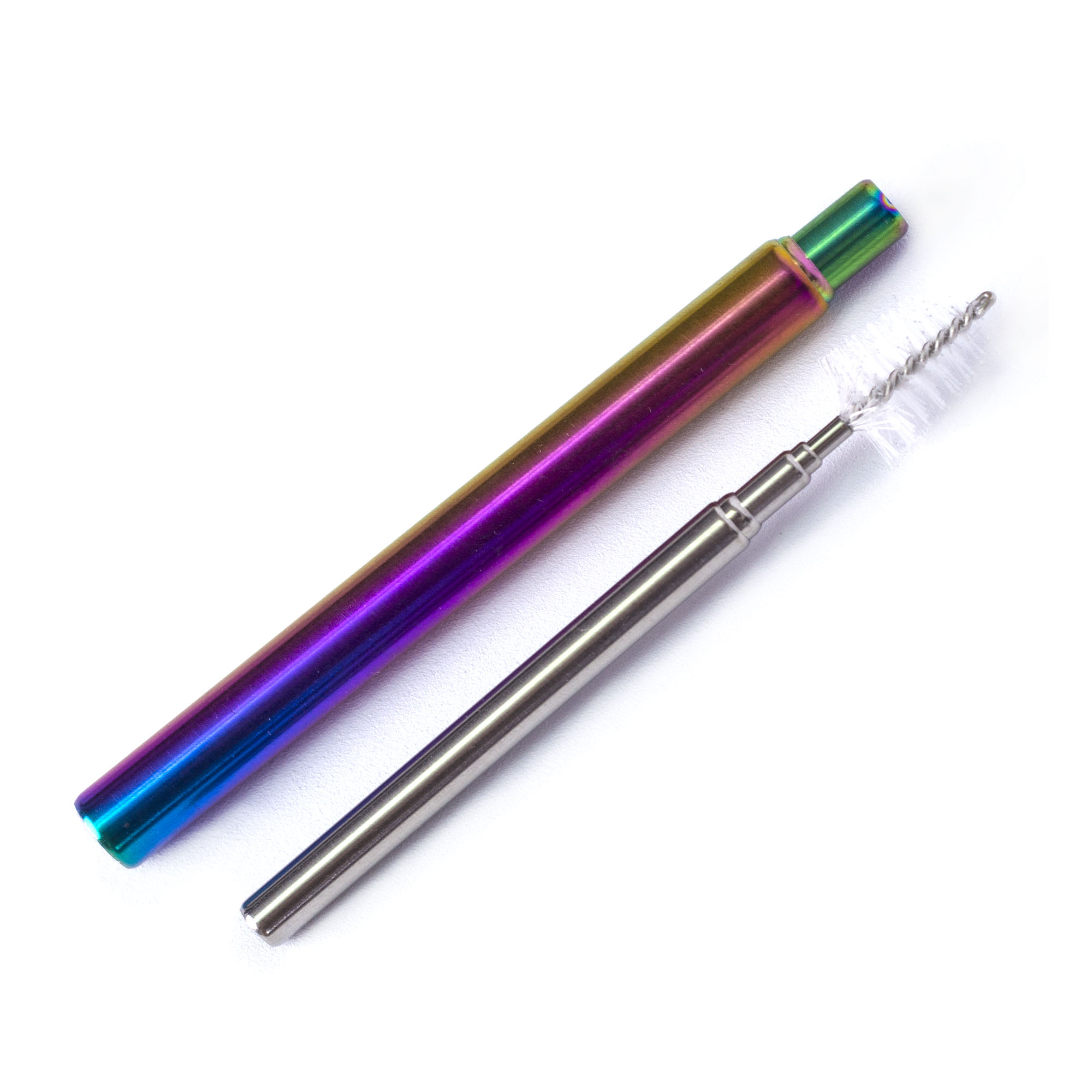 TELESCOPIC STAINLESS STEEL STRAW HOLO HF