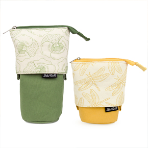 EXTENDABLE PENCIL CASE FLOWERS AND DRAGONFLIES HF - Item