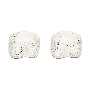 PACK OF 2 TITS CANDLE HOLDERS WHITE SMALL SIZE HF - Item