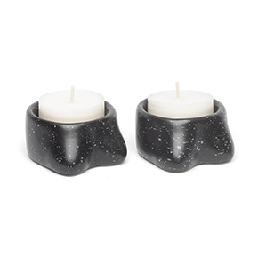 PACK OF 2 TITS CANDLE HOLDERS BLACK SMALL SIZE HF - Item1