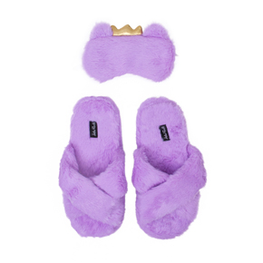 SLIPPERS AND FACEMASK PURPLE HF - Item2