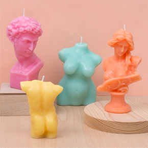 WHITE BUST MUSA CANDLE HF - Item3