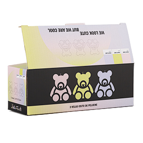 3 PACK OF 3 TEDY BEAR CANDLES HF - Item3