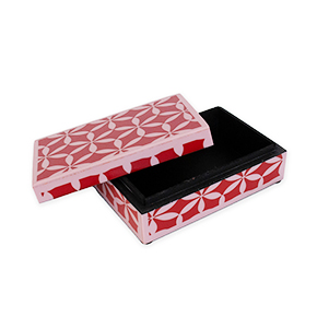 RED AND PINK RESIN BOX HF - Item