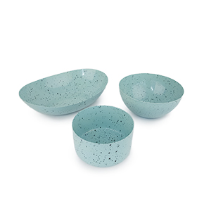 PACK OF 3 TURQUOISE BOWLS HF - Item1