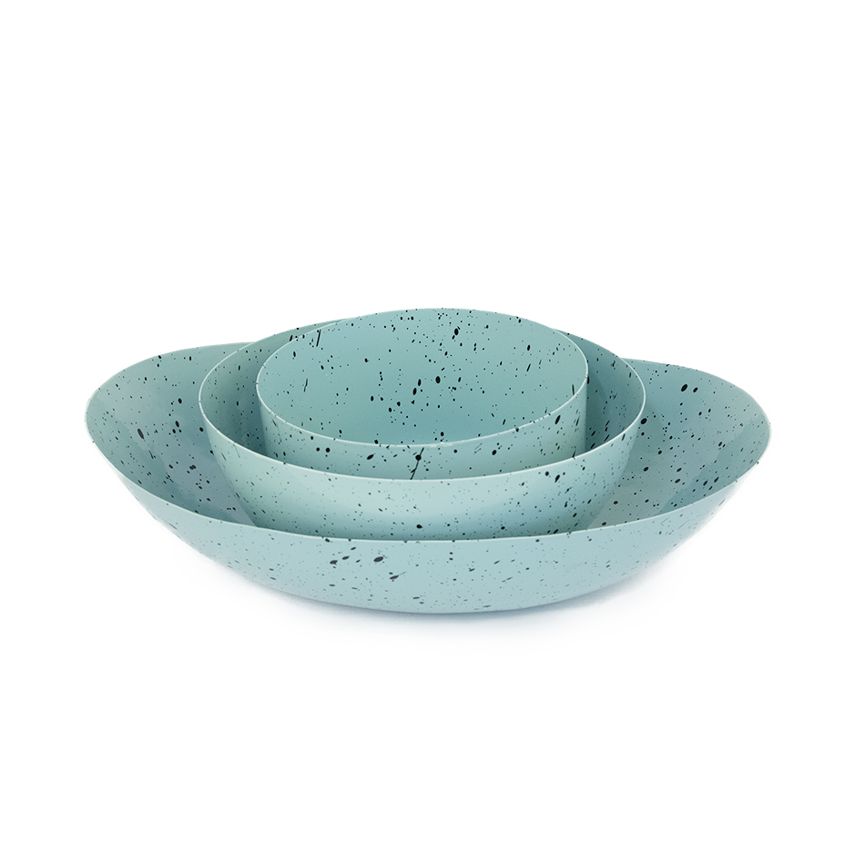 PACK OF 3 TURQUOISE BOWLS HF