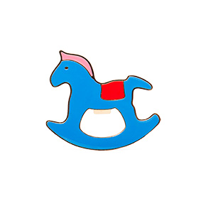 BLUE COCK HORSE MAGNETIC BOTTLE OPENER HF