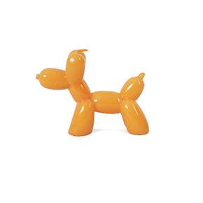 ORANGE BALLOON DOG CANDLE HF - Item
