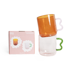 GREEN WAVE GLASS MUG HF - Item1