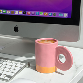 TAZA DE CERÁMICA ROSA HF - Ítem2