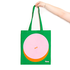 TOTE BAG HERE&NOW VERDE HF