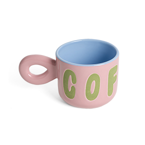 TAZA COFFE ROSA HF