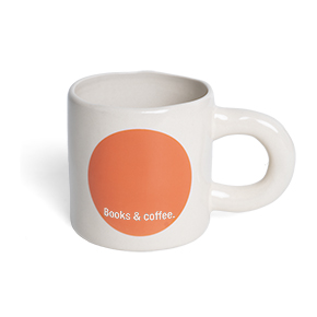 TAZA BOOKS&COFFE ROJO HF