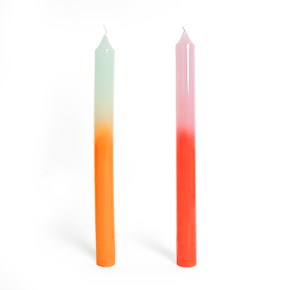 PACK DE 2 VELAS LARGAS GLOSSY AMANECER HF - Ítem1