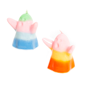 CANDLE GHOST “TREAT” ORANGE HF - Item1