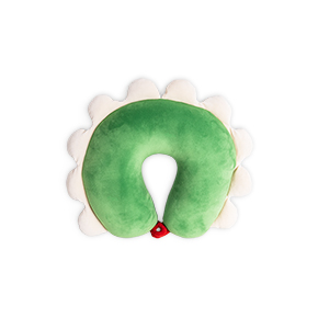 CUSHION TRAVEL PETAL GREEN 3D HF