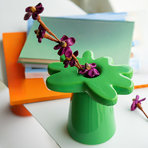 GREEN DAISY VASE HF - Item4