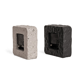BLACK RAW SQUARE CLOCK HF - Item1