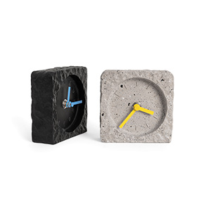 BLACK RAW SQUARE CLOCK HF - Item2