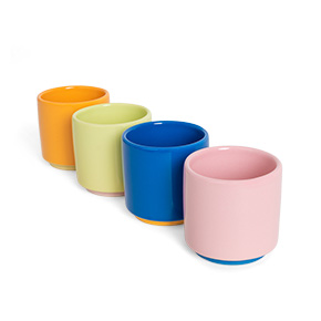 PACK DE 4 TAZAS ESPRESSO MACCHIATO HF