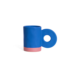 BLUE CERAMIC MUG HF