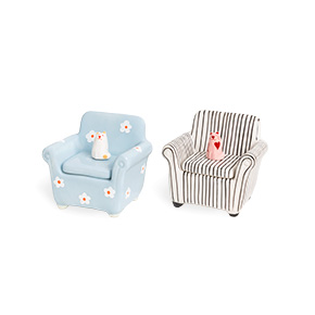 JEWELRY BOX FLORAL CAT SOFA HF - Item1