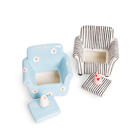 JEWELRY BOX FLORAL CAT SOFA HF - Item2