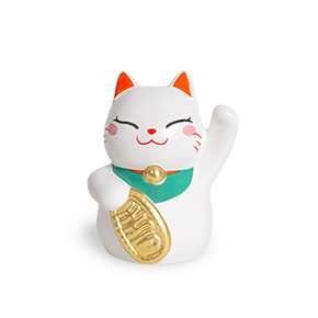 HUCHA LUCKY CAT BLANCO HF