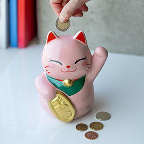 HUCHA LUCKY CAT ROSA HF - Ítem2