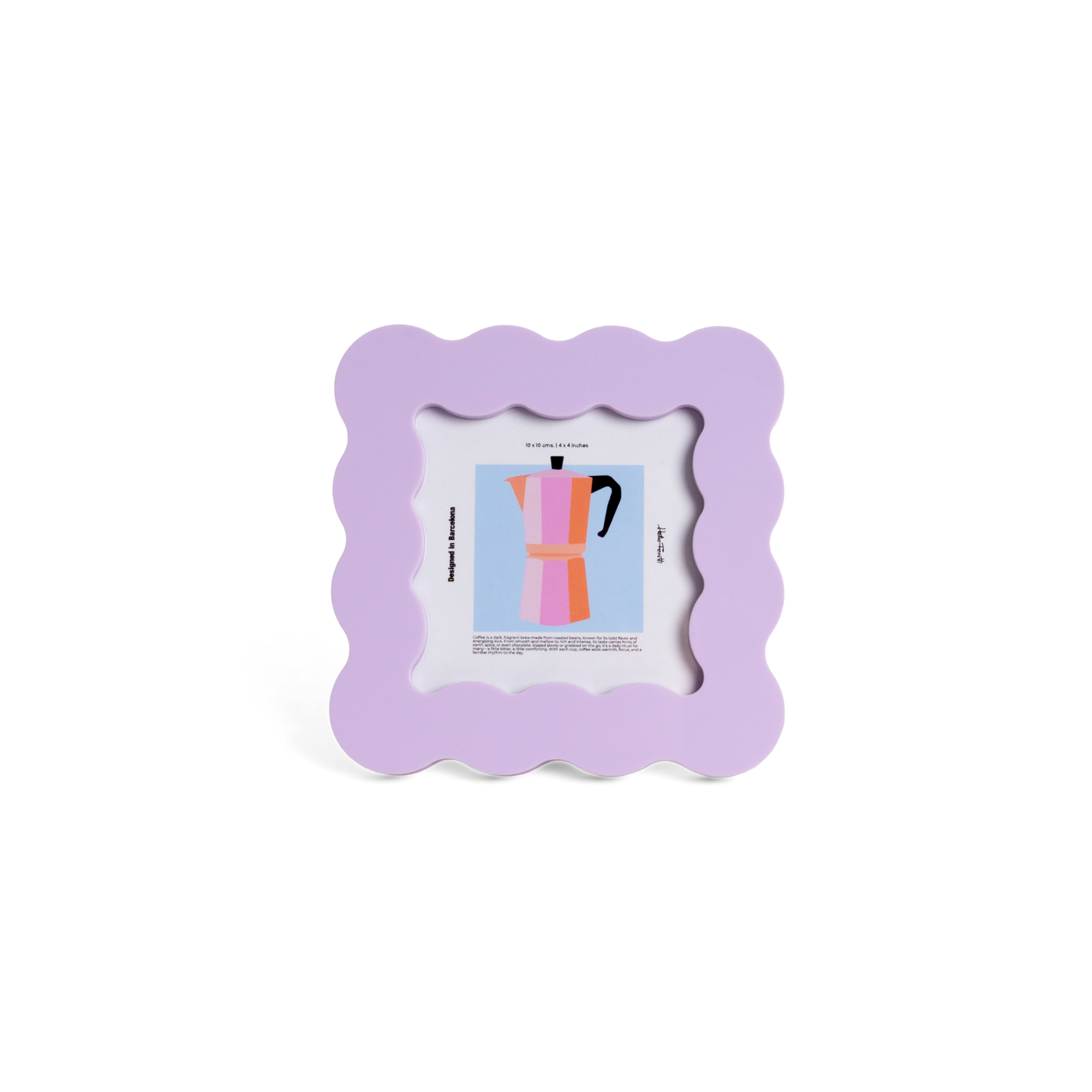 VIOLET ACRYLIC PETAL PHOTO FRAME (M) HF